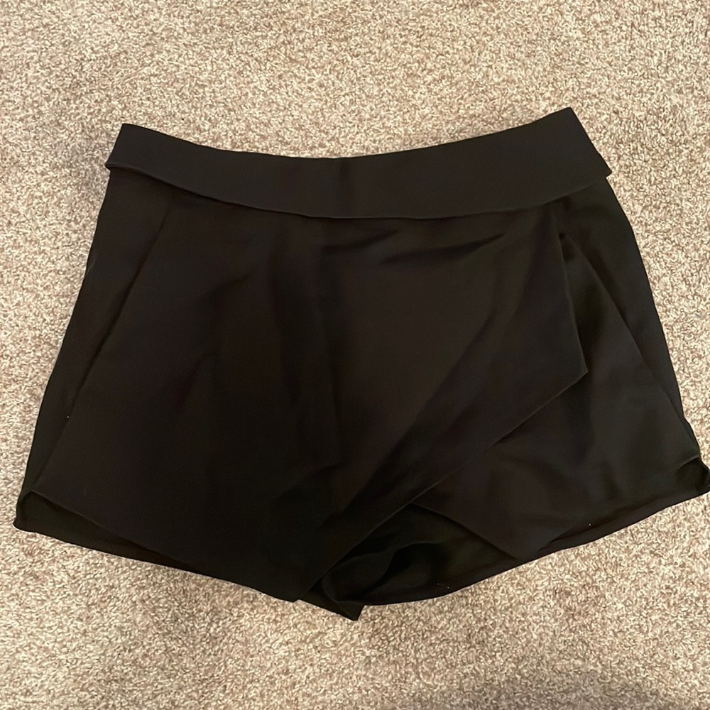 Miroa womens petite black skort